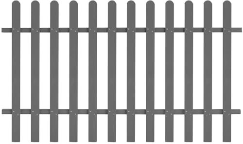 Xichuzi Lattenzaun, Zaunelemente, Steckzaun, Teichzaun, Zaun Garten, Sicherheitszaun, Zäune Für Garten, Gartenzaun, WPC 200 x 120 cm