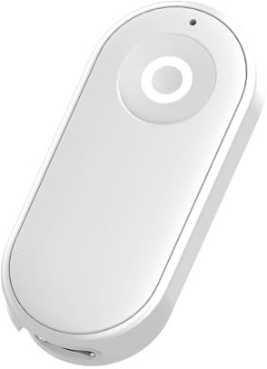 TONEOF Control Remoto Inalámbrico, Magnético Disparador Remoto para Selfies en Smartphone Recargable Obturador Disparador Alcance de 10M, Conexión Instantánea, Compatible con iOS/Android(T-226,Blanco)