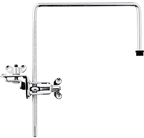 Meinl Percussion Bassdrum Microphone Clamp - U-Shaped Rod with 0.375 Inch Thread for Microphone - With Bass Drum Clamp - Steel, Chrome Plated (MC-MRBD)