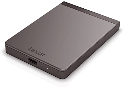 Lexar SL200 1TB Portable SSD, External SSD, Solid State Drive, Up to 550MB/s Read, 400MB/s Write, USB Type-C (LSL200X001T-RNNNG)