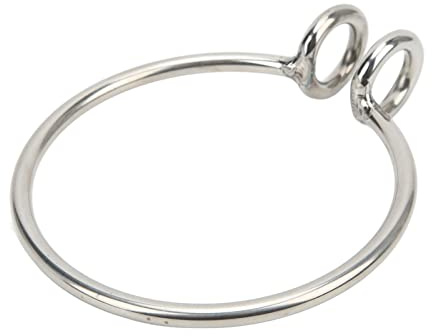 Anillo de Recuperación de Ancla Marina 8mm Acero Inoxidable Pulido para Barcos Yates y Pesca de Recuperación de Anclaje Resistente y Duradero