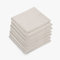 Casaviva® Set aus 6 Servietten aus recycelter Baumwollmischung mit Jute-Effekt, Linie Eco-Chic