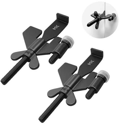 Portable Door Lock, Hotel Travel Door Lock Security for Home, Black