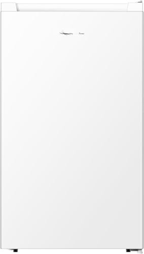 EUHOMY 91L Kühlschrank mit Gefrierfach klein& Gemüsefach (82L+9L) | 38dB Ultra-Leiser Mini Kühlschrank für Schlafzimmer/Büro | 7-Stufen Thermostat, Energieeffizien | 44.5x50x79cm Weiß