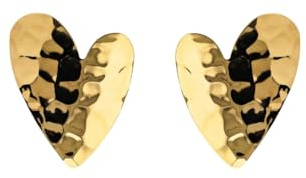 ETRUSCA GIOIELLI Orecchini Donna placcati Oro 18k – Orecchini Cuore Anallergici – Gioielli Made in Italy – Idea Regalo Compleanni, Anniversari, Festa Donna, Festa Mamma