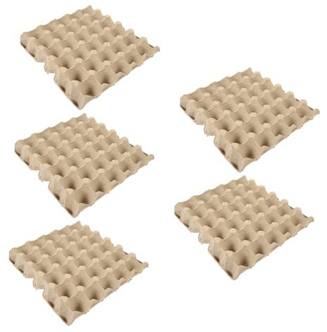 HOLIDYOYO 5pezzi Contenitori Per Uova in Vassoi Per Uova Vuoti Da Custodie Protettive Riutilizzabili Design Impilabile Per Frigorifero