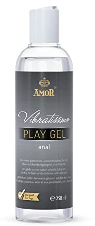 Vibratissimo Play Gel anale 250 ml | Lubrificante extra scivoloso | Gel a base acqua | per sexy toys in silicone e preservativi in lattice | water based lubrification
