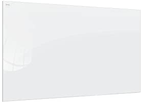 ALLboards Tableau Blanc en Verre PREMIUM SUPERWHITE 120x90cm, Tableau Magnétique sans Cadre, Verre Trempé