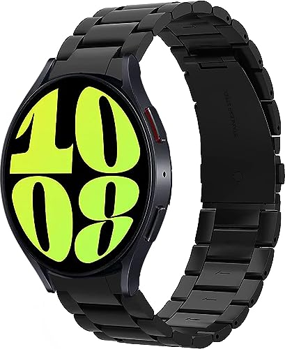 Aimtel Armband Kompatibel mit Samsung Galaxy Watch 4 40mm 44mm/Galaxy Watch 5 40mm 44mm Armband,Edelstahl Metall Ersatzarmband Armbänder für Galaxy Watch5 Pro 45mm/Galaxy Watch4 40mm/44mm Herren Damen