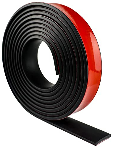 Plancha Goma Adhesiva Tira de Goma de Neopreno Antideslizante para Juntas antivibración protección Bricolaje (25mm×3mm×3m)