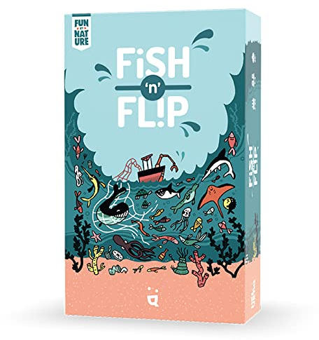 Helvetiq | Fish 'n' Flip | Card Game | Ages 7+ | 1-4 Players | 20 Minutes Playing Time