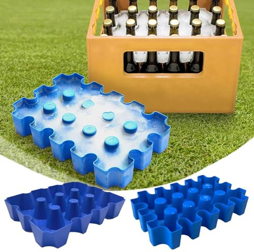 Blocco refrigerante riutilizzabile extra large per casse di birra, sostituzione di mattoni di ghiaccio a lunga durata, refrigeratore gigante per bevande, picnic e campeggio