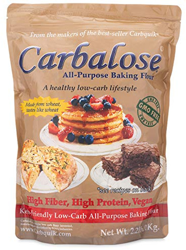 Carbalose All-Purpose Low-Carb Flour (2.2 lb Resealable Pouch)