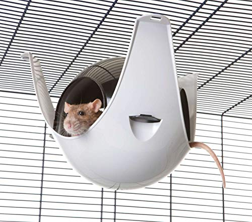 PETGARD Nagerhaus Hängehaus Kleintierhaus Sputnik XL - 29 x 26 x 19 cm