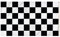 Racing Karierte Flagge schwarz weiße Rennflaggen, Karierte Flagge schwarz weiße Banner mit Metallzüchtern für Sportveranstaltungen 150x90cm