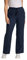 Ulla Popken Damen große Größen Übergrößen Plus Size Leinenhose Mary, Elastikbund, weites, gerades Bein Marine 42 728590130-42