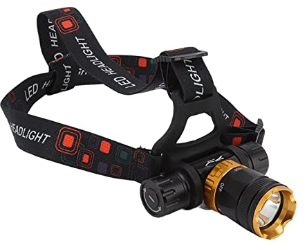 BigKing Tauchen LED Stirnlampe, Tauchen Taschenlampe 5000LM 5 Lichtmodi Fülllicht 100 Meter Tauchen IPX8 Wasserdichte Tauchlampe für Unterwasserfotografie