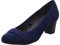 Jana Damen Pumps mit Glitzerdetails Vegan, Blau (Dunkelblau), 37 EU