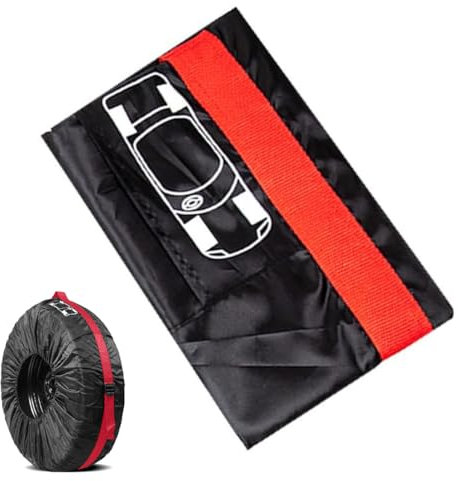 EIH1 Borsa Pneumatici Auto Copertura Della Ruota di Scorta Copertura per Pneumatici Copri Gomme Auto Ruota Copertura per Rimorchio Camper Camion SUV Auto Diametro 80 cm con Manico