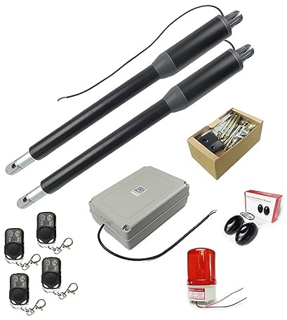 KONGMM Motor Puerta Corredera Actuador de Controlador de Puerta oscilante de 200 kg, de Motor de Puerta de abridor de Traje, Puerta automática(Kit 2)