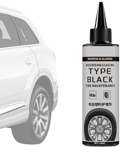 Spray De Revestimiento Para Brillo De Neumáticos De 120 Ml - Cuidado De Neumáticos Para Autocaravanas, Caravanas, Minivan, SUV, Camiones, Sedán, Brillo De Neumáticoss | Revestimiento Hidrofóbico Para