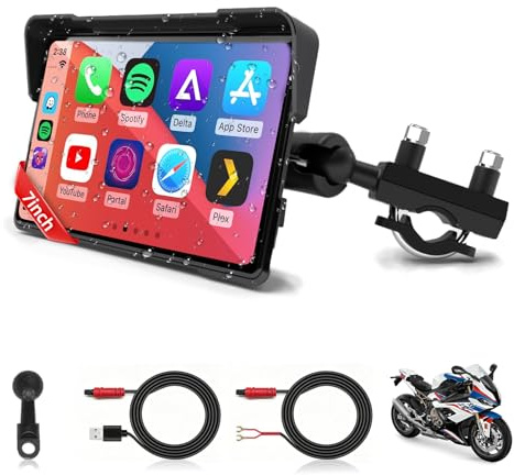 Liquidación 7'' Pantalla Carplay Moto Android Auto con USB/Acc Anschluss