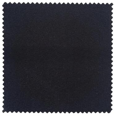 Chiffons de Nettoyage pour Bijoux Chiffon de polissage argenté for bijoux, montre, écran téléphone, lunettes, chiffon d'essuyage Double face, outil nettoyage soins 8x8cm(Black 10PCS)