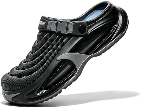 Tencipeda Classic Clog for Men & Women, Breathable Platform Clogs with Cushioned EVA Sole for Pool Garden Indoor Outdoor