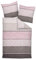 Janine 65016 Feinbiber Bettwäsche Davos 135x200 cm + 80x80 cm Beere-Mauve