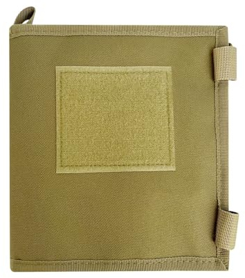 Funda táctica para mapas, plegable, impermeable, con múltiples bolsillos para camping, senderismo, ciclismo