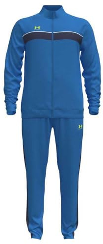 Under Armour Survêtement UA M Challenger - Bleu Atlantis/Jaune haute visibilité - MD