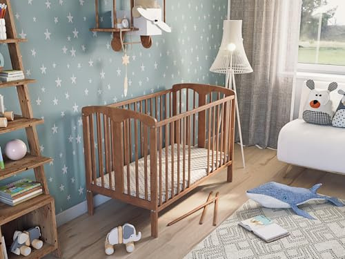Generisch Holzbabybett Sasha 120x60 – aus natürlichem Massivholz