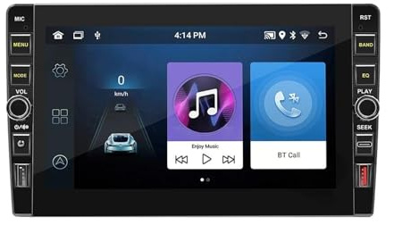 Sistema de navegación del Coche Radio para Coche de 9 Pulgadas, Doble DIN, estéreo, Multimedia, GPS, Wi-Fi, FM, Compatible con CarPlay