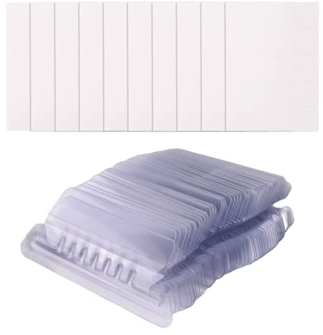Tacdas 50 Etiquetas para Carpetas de Archivos Colgantes con 50 Inserciones, 2 Pulgadas para Etiquetas de Carpetas de Archivos Colgantes Etiquetas de Archivos Colgantes B