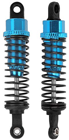Dilwe RC Amortiguador de Choque, 1 Par 70mm, para 1:16 RC Coche, Azul