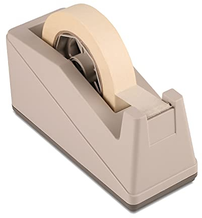 Lichamp Desktop Tape Dispenser Holder with Large 3 inch Core for Masking, Heat Transfer, Painters, Freezer, Kitchen Tape