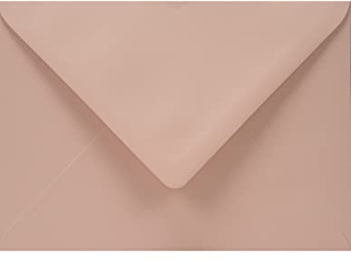 Netuno 100 Briefumschläge Blass-Rosa DIN B6 125x 175 mm 110g Woodstock Cipria Briefumschlag Natur farbig Öko Briefkuvert recycelt elegant schöne Einladungsumschläge hochwertig Umwelt Umschläge B6