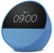 Certified Refurbished Echo Spot (2024 release), Smart alarm clock with vibrant sound + Alexa, Ocean Blue