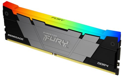 Kingston FURY Renegade RGB 16GB 3600MT/s DDR4 CL16 DIMM 1Gx8 Desktop Gaming Memory - KF436C16RB12A/16