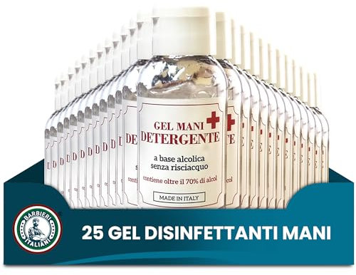 Gel Disinfettante Mani - Confezione da 25 pezzi