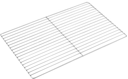 Happyyami Rejilla De Barbacoa De Acero Inoxidable 44x30 Cm Para Camping y Jardín Malla De Alambre Parrilla Para Hornear Resistente y Multiusos Para Exterior