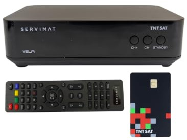 SERVIMAT Vela Décodeur Satellite Astra + Carte TNTSAT