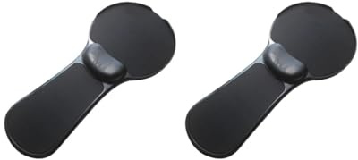 Lot de 2 accoudoirs ergonomiques pour ordinateur de bureau et chaise 47 x 20 cm Noir