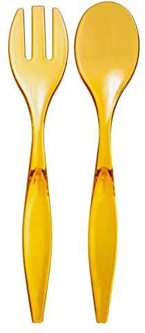 5five - server per insalata quadrati giallo senape