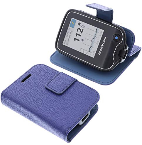 foto-kontor Borsa per Abbott Freestyle Libre 2 Book Style Copertina Blu/Azzurro di Protezione
