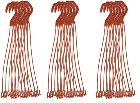 DOITOOL 50pcs Hanging Baskets Chains Plant Holders Flower Stand Hooks Heavy Duty Plant Pot Holder Replacement Plant Hanger for Outdoor Bird Feeders Planter