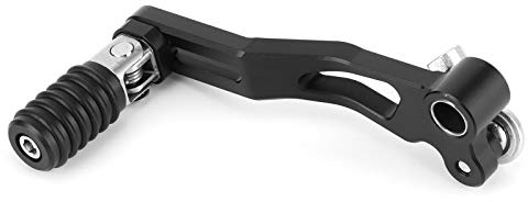 Aramox Motorcycle Shifter, Motorcycle Folding Gear Shifter Pedal Black Fit for 250R/300/Z250/Z300