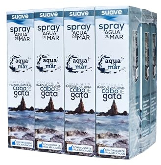 Spray d'eau de mer 70 ml Flacon en plastique réutilisable avec bouchon de sécurité - Doux (dissolution eau de mer et eau désionisée) (Pack de 12 unités doux)
