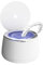 Sonic Pro Dental Cleaning Pod, 43kHz Ultrasonic Retainer Cleaner Machine for Dentures, Mouthguards, Braces, Aligners, Toothbrush Heads, Jewellery & All Dental Appliances (Pearl White)