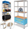 SMART REGALY - Regale - breites Regal - Anzahl der Regalböden: 5-180 x 90 x 60 cm - Tragfähigkeit der Regale: 175 kg - Fachböden - lastenregal